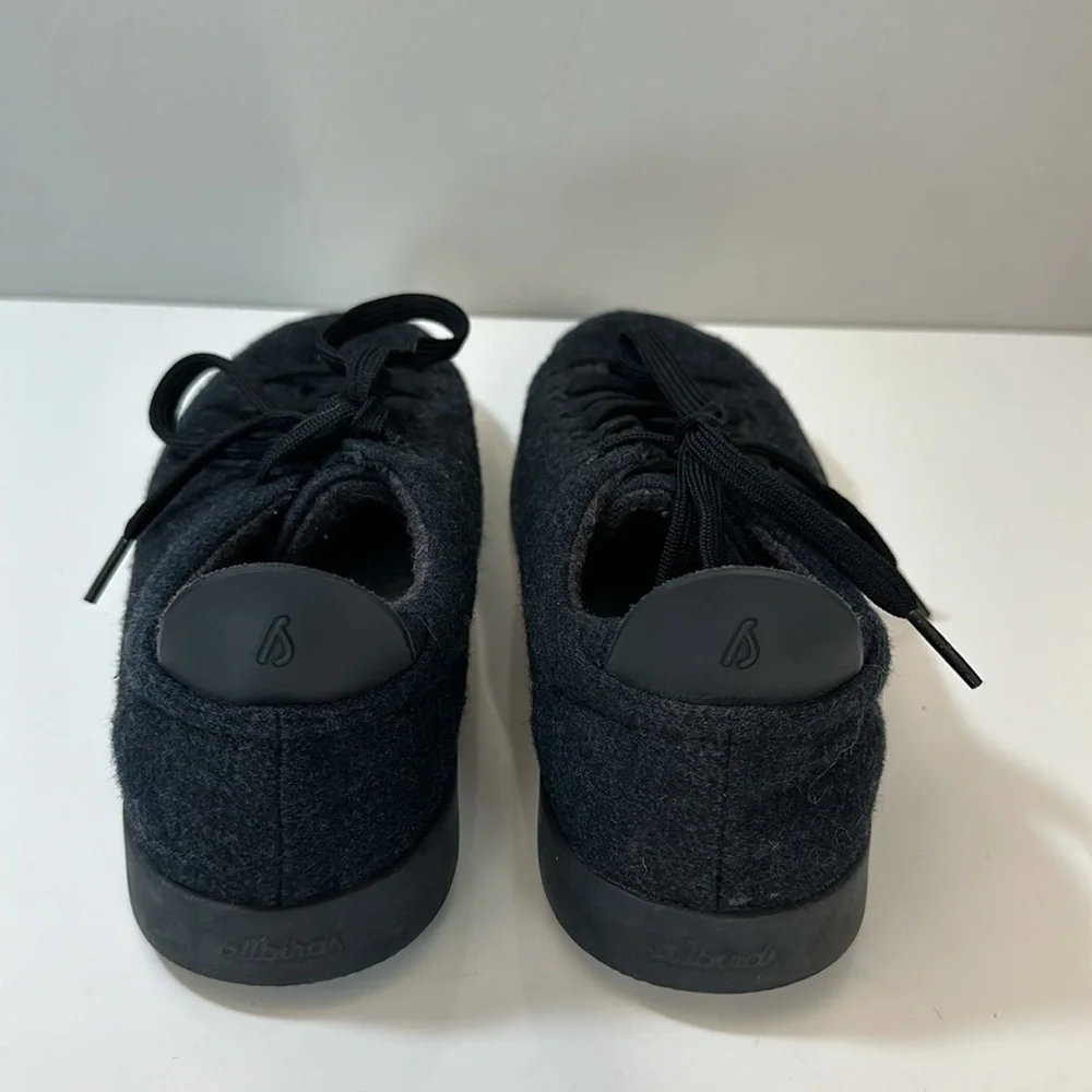 Allbirds WP Wool Pipers Sneakers Black Size 8